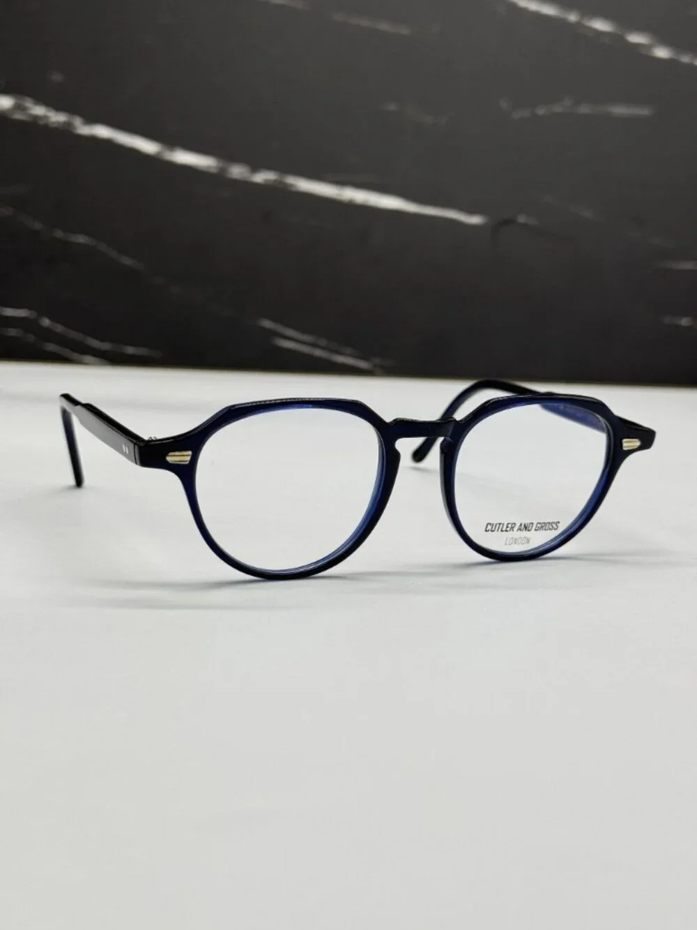 NEW CUTLER AND GROSS BLUE UNISEX EYEGLASSES CG1313V2 003 EYEWEAR